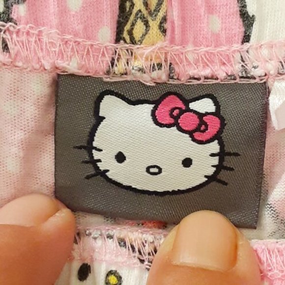 Hello Kitty Other - Hello Kitty Pajama bottoms drawstring and elastic